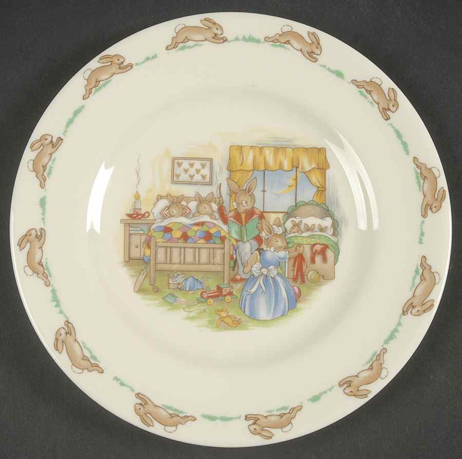Bunnykins (Albion Shape) Bread & Butter Plate by Royal Doulton-1