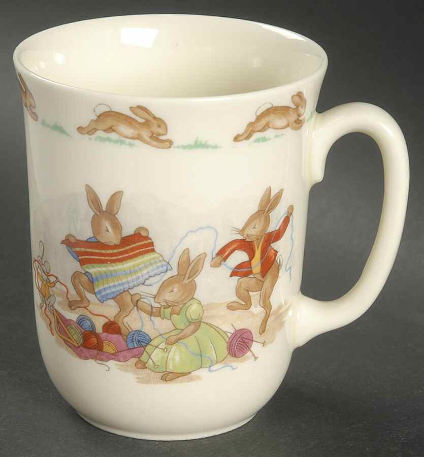 Bunnykins (Albion Shape) 1 Handle Don Beaker by Royal Doulton-1