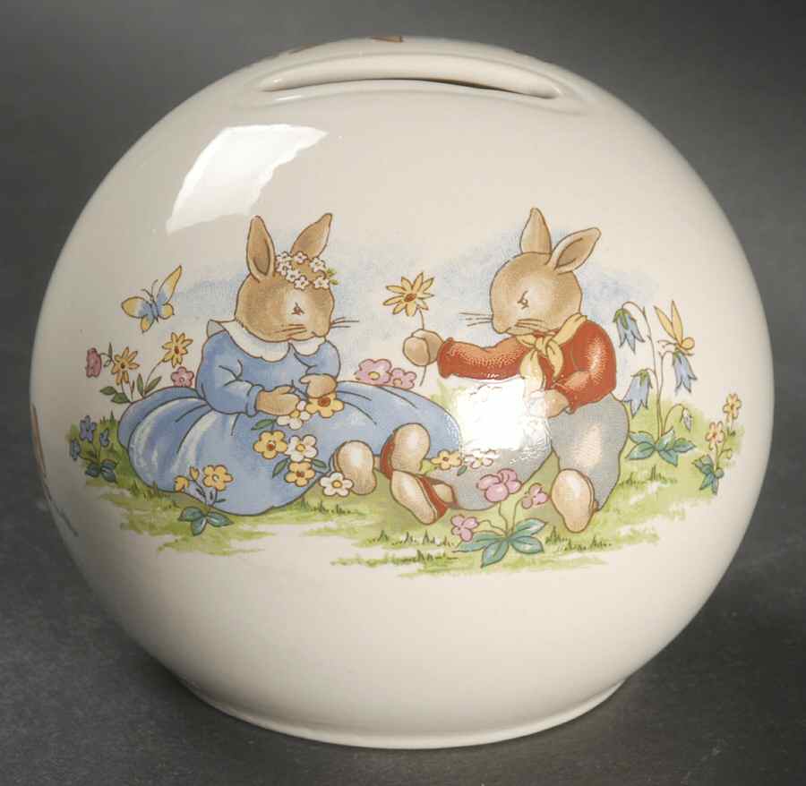 Bunnykins (Albion Shape) Bank by Royal Doulton-1