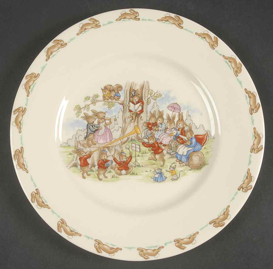 Bunnykins (Albion Shape) Luncheon Plate by Royal Doulton-1