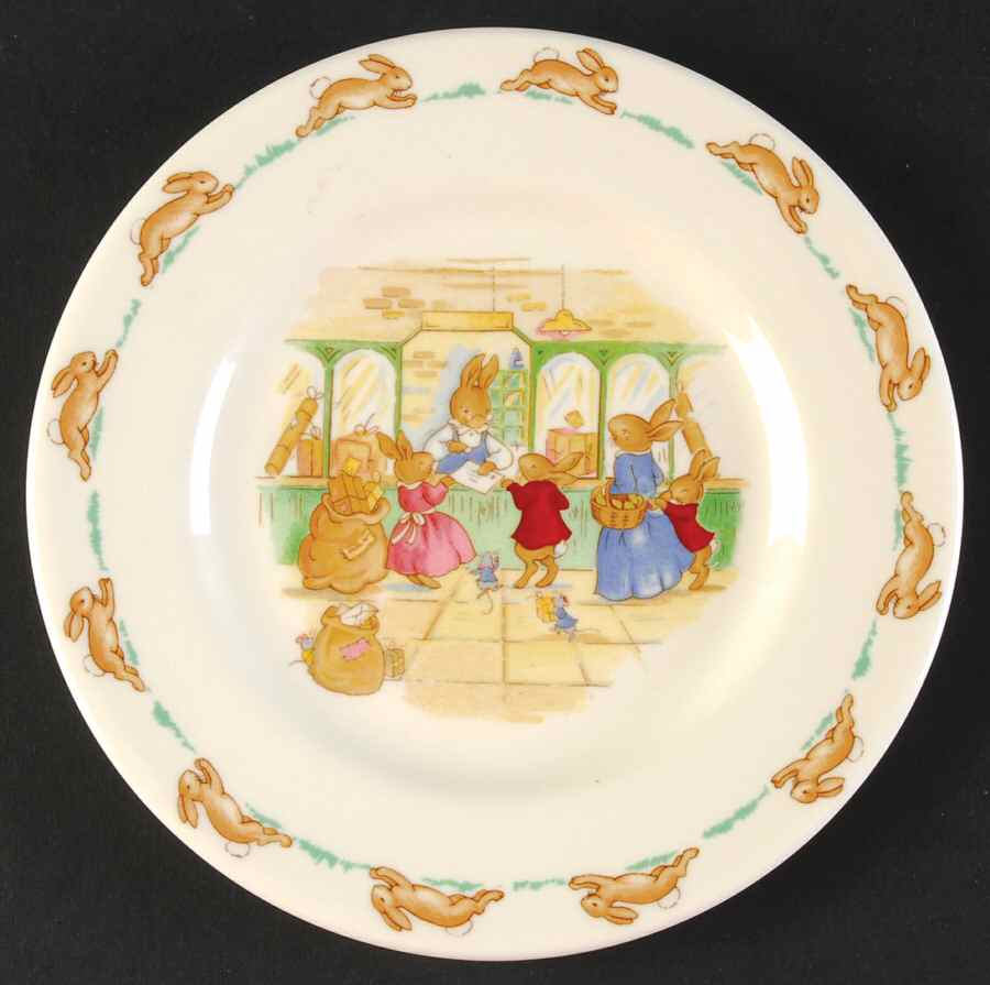 Bunnykins (Albion Shape) Bread & Butter Plate by Royal Doulton-1