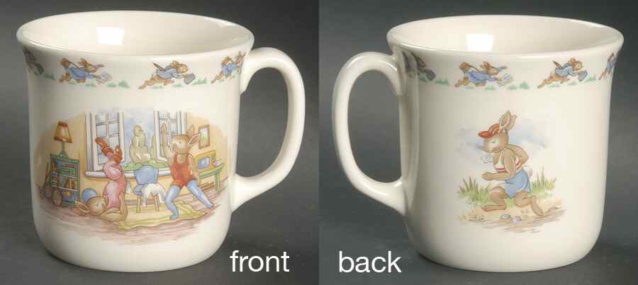 Bunnykins (Albion Shape) 1 Handle Hug a Mug Mug by Royal Doulton-1