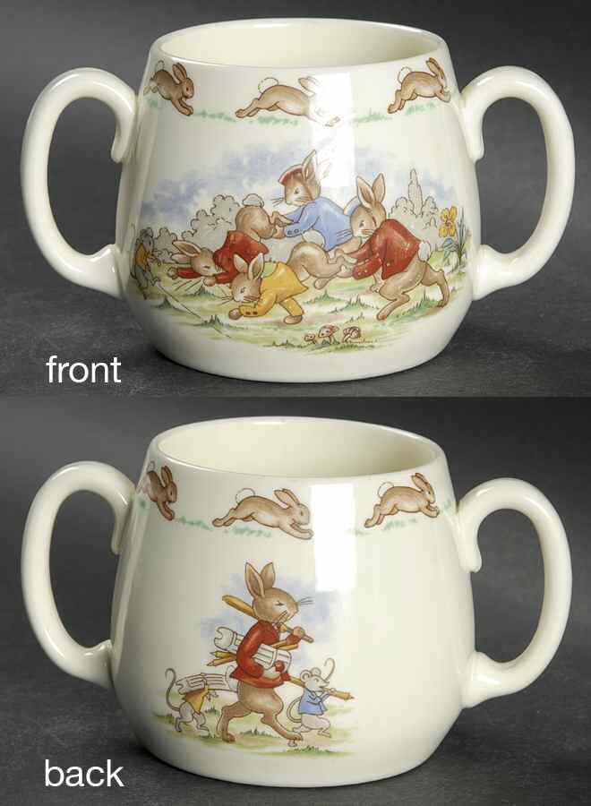Bunnykins (Albion Shape) 2 Handle Don Mug by Royal Doulton-1
