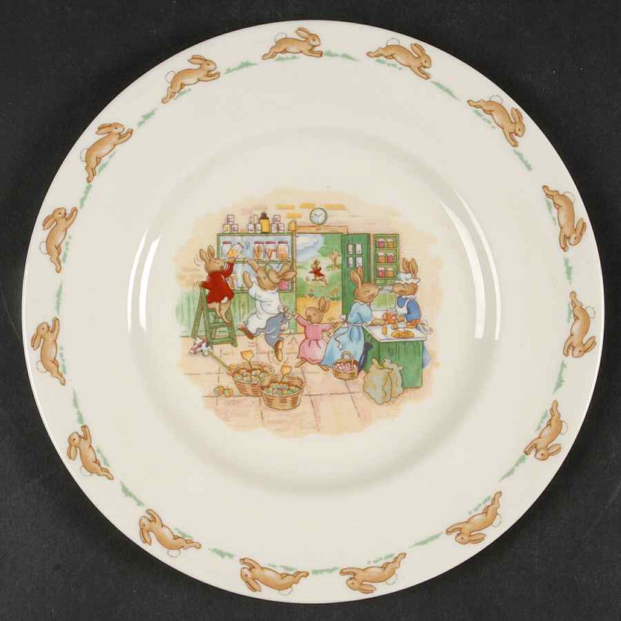 Bunnykins (Albion Shape) Salad Plate by Royal Doulton-1