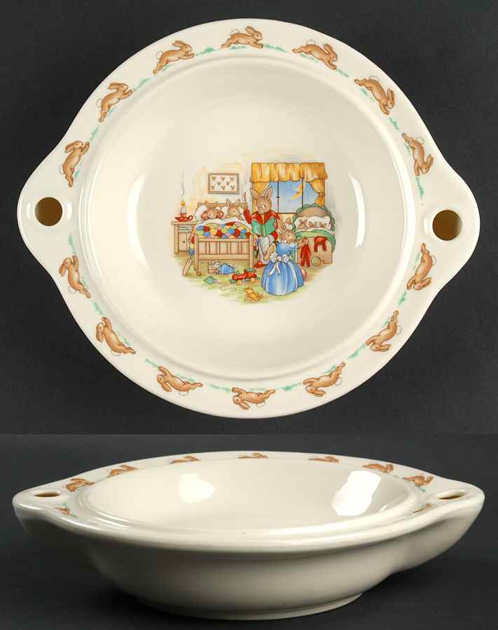 Bunnykins (Albion Shape) Plate-Hot Water/No Cover by Royal Doulton-1