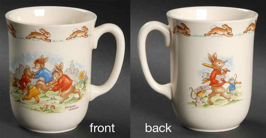 Bunnykins (Albion Shape) 1 Handle Don Beaker by Royal Doulton-1