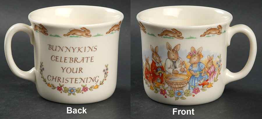 Bunnykins (Albion Shape) 1 Handle Hug a Mug Mug by Royal Doulton-1