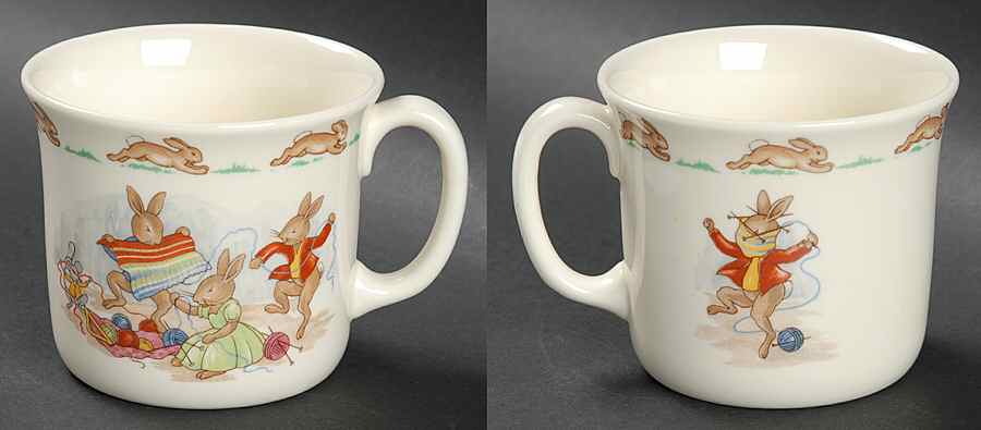 Bunnykins (Albion Shape) 1 Handle Hug a Mug Mug by Royal Doulton-1