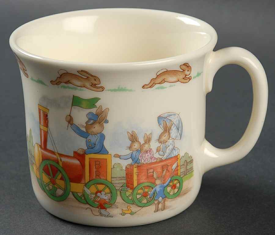 Bunnykins (Albion Shape) 1 Handle Hug a Mug Mug by Royal Doulton-1