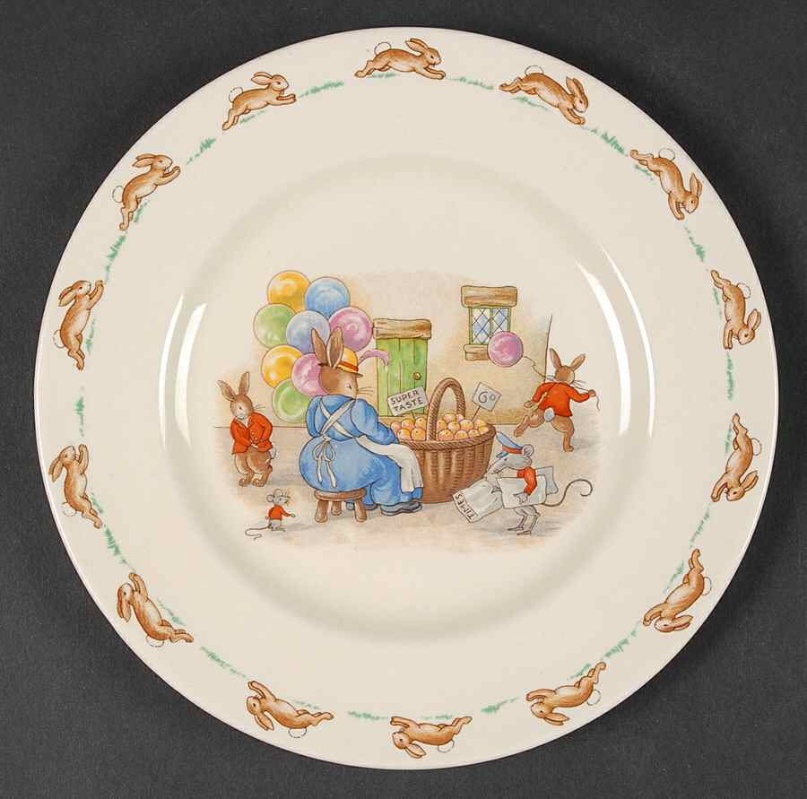 Bunnykins (Albion Shape) Salad Plate by Royal Doulton-1