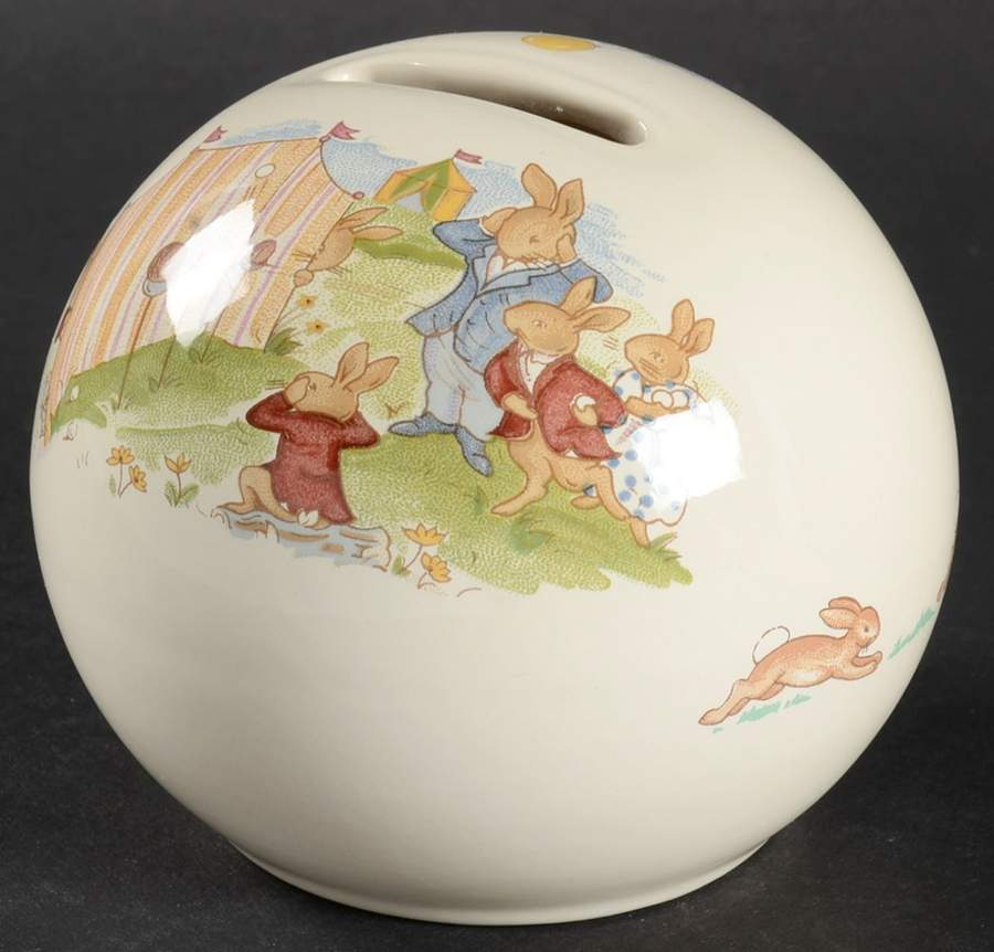 Bunnykins (Albion Shape) Bank by Royal Doulton-1