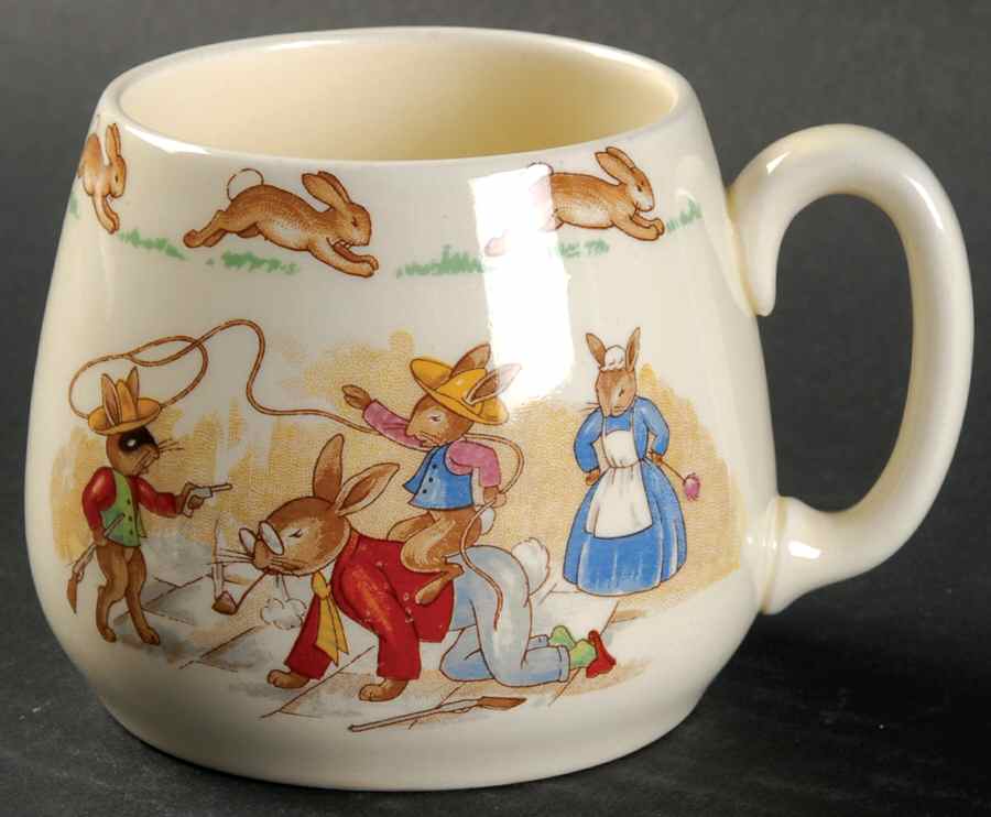 Bunnykins (Albion Shape) 1 Handle Don Mug by Royal Doulton-1