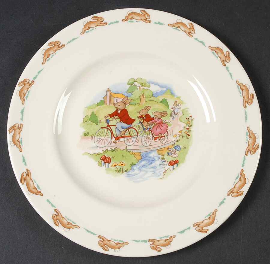 Bunnykins (Albion Shape) Salad Plate by Royal Doulton-1