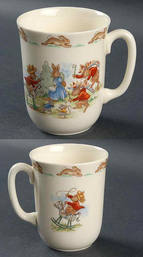 Bunnykins (Albion Shape) 1 Handle Don Beaker by Royal Doulton-1