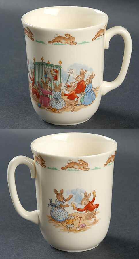 Bunnykins (Albion Shape) 1 Handle Don Beaker by Royal Doulton-1