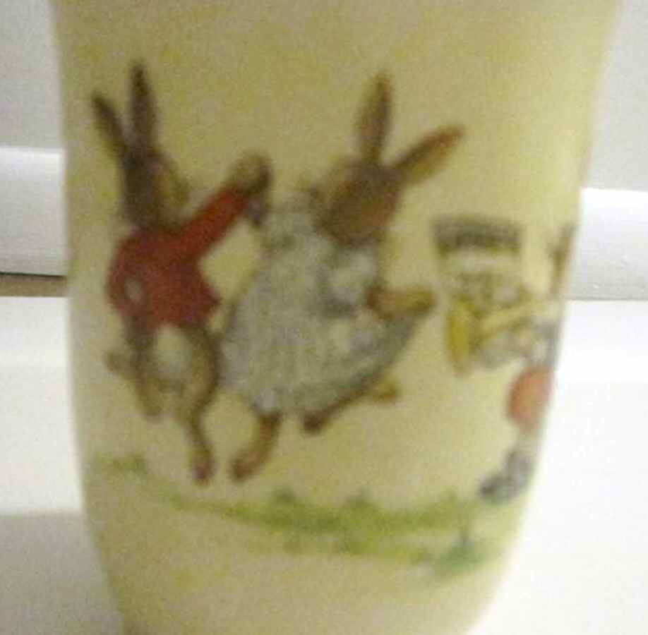 Bunnykins (Albion Shape) 1 Handle Don Beaker by Royal Doulton-1