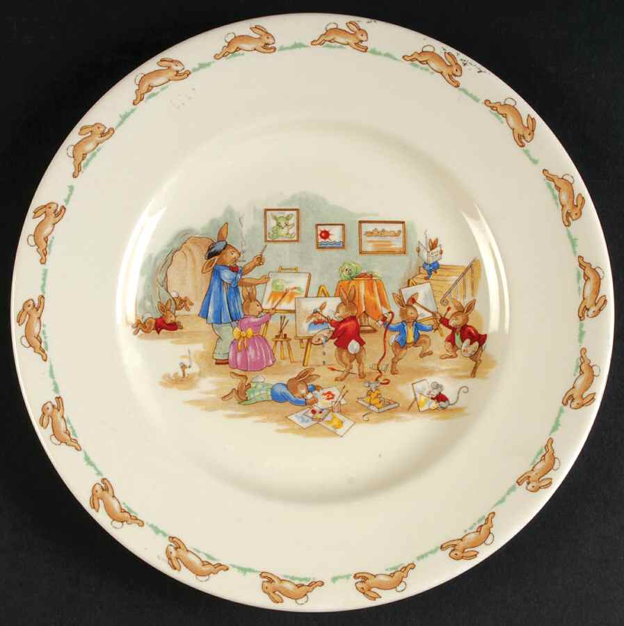 Bunnykins (Albion Shape) Salad Plate by Royal Doulton-1