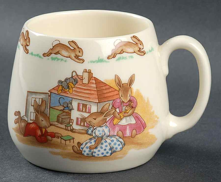 Bunnykins (Albion Shape) 1 Handle Don Mug by Royal Doulton-1