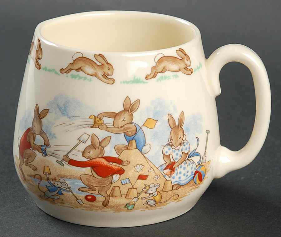 Bunnykins (Albion Shape) 1 Handle Don Mug by Royal Doulton-1
