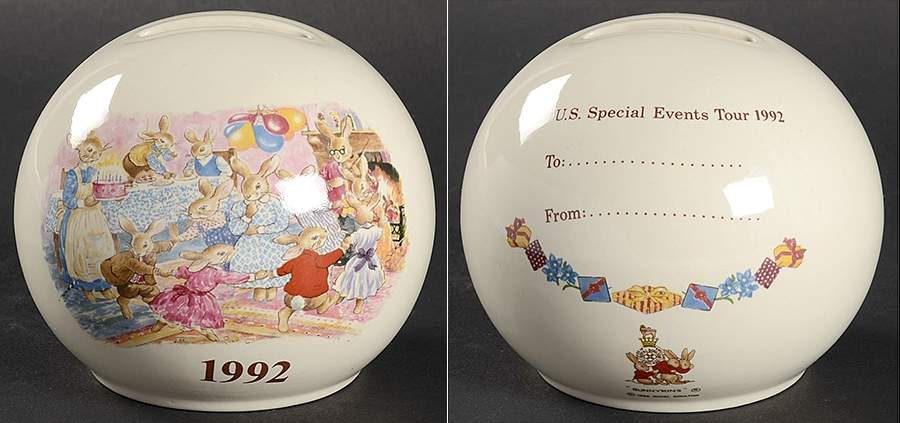 Bunnykins (Albion Shape) 1992 U.S. Special Events Tour Baml by Royal Doulton-1