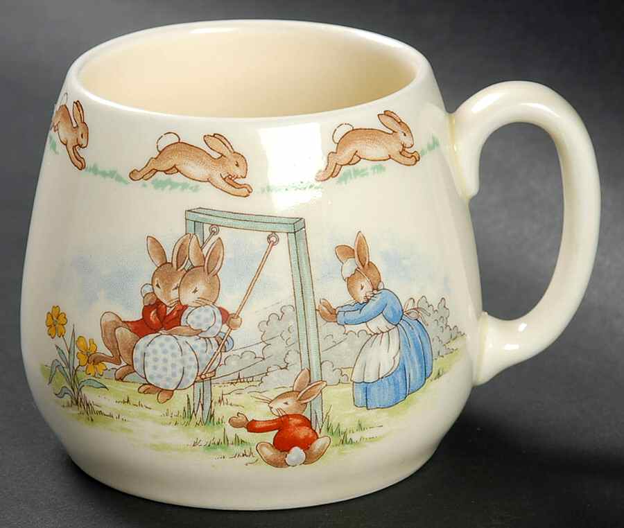 Bunnykins (Albion Shape) 1 Handle Don Mug by Royal Doulton-1