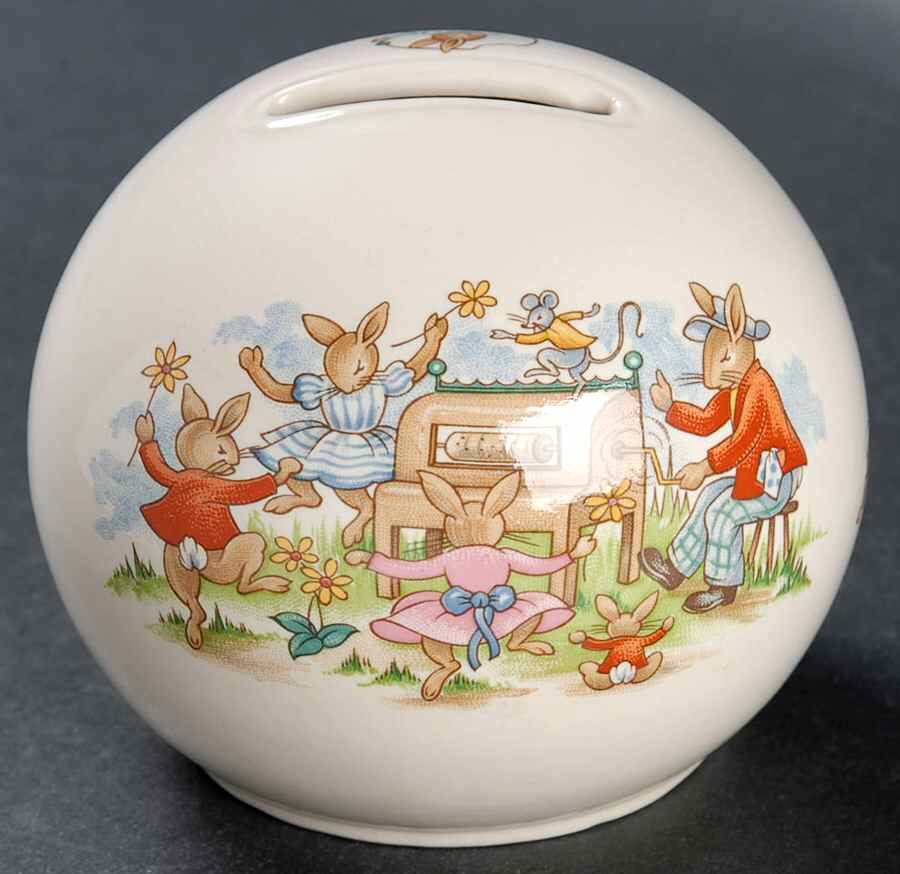 Bunnykins (Albion Shape) Bank by Royal Doulton-1