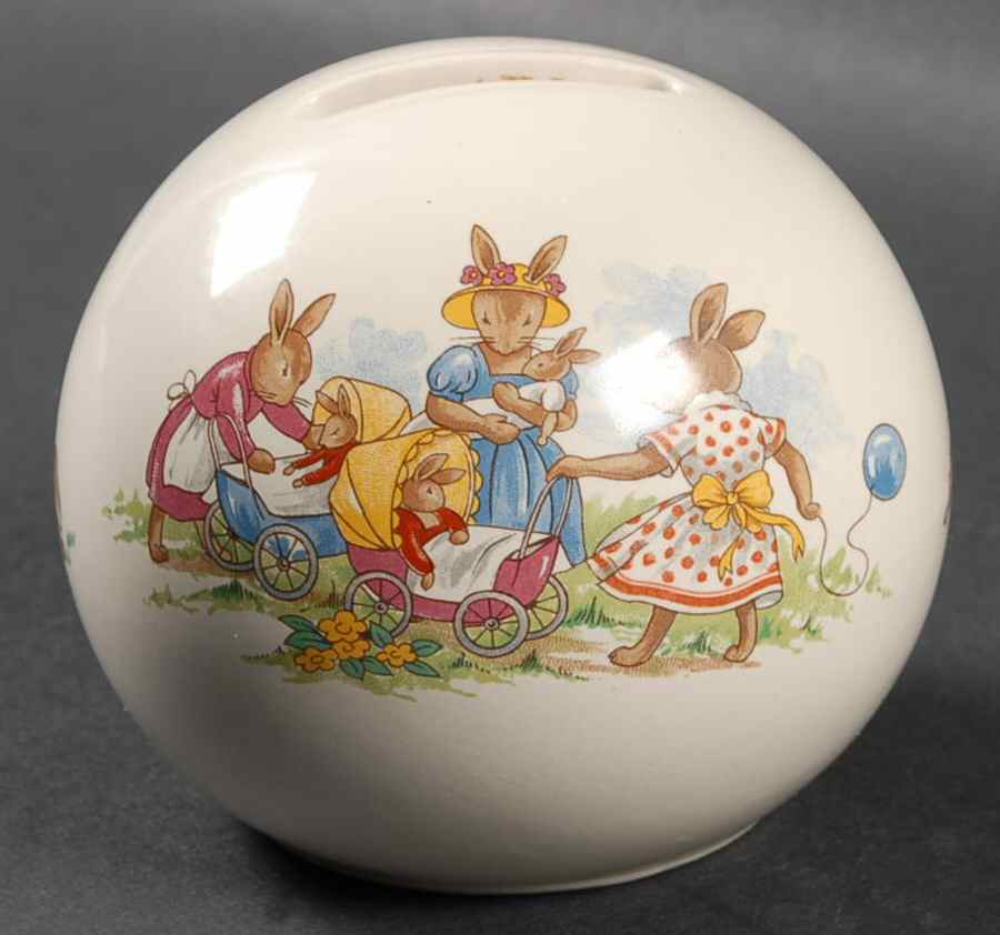Bunnykins (Albion Shape) Bank by Royal Doulton-1