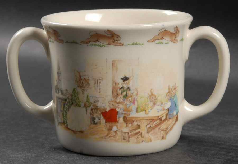 Bunnykins (Albion Shape) 2 Handled Hug a Mug Mug by Royal Doulton-1