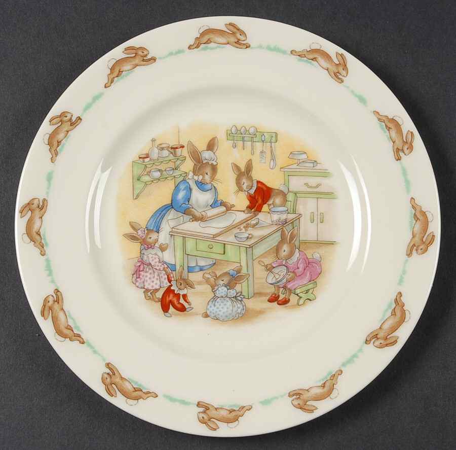 Bunnykins (Albion Shape) Bread & Butter Plate by Royal Doulton-1