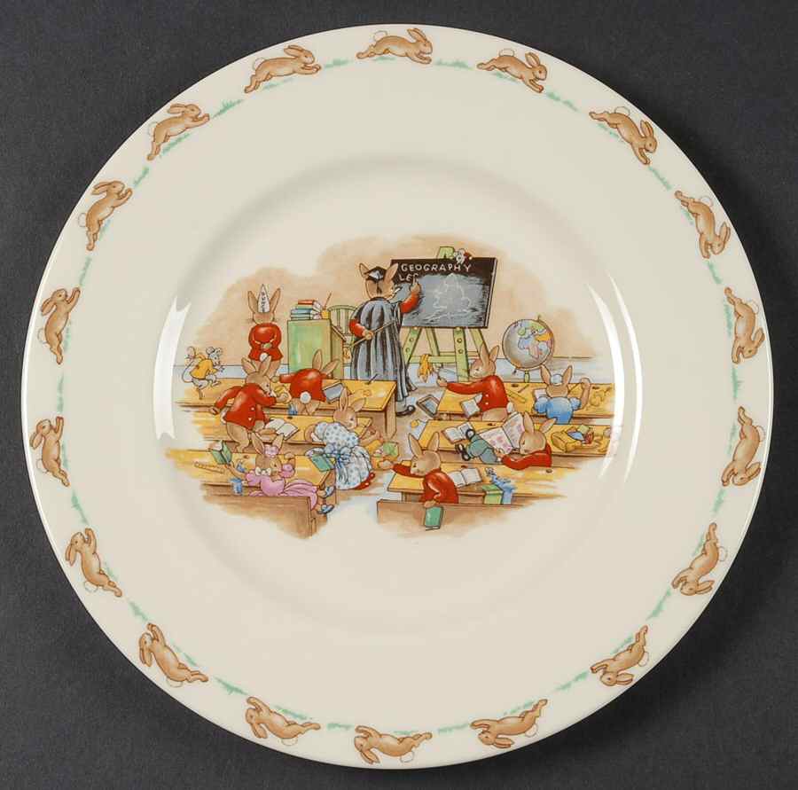 Bunnykins (Albion Shape) Luncheon Plate by Royal Doulton-1