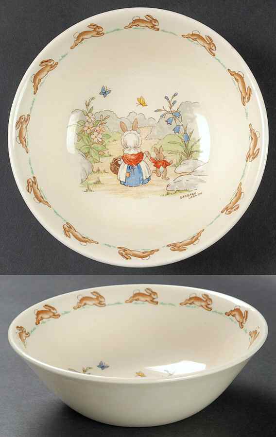 Bunnykins (Albion Shape) Coupe Cereal Bowl by Royal Doulton-1