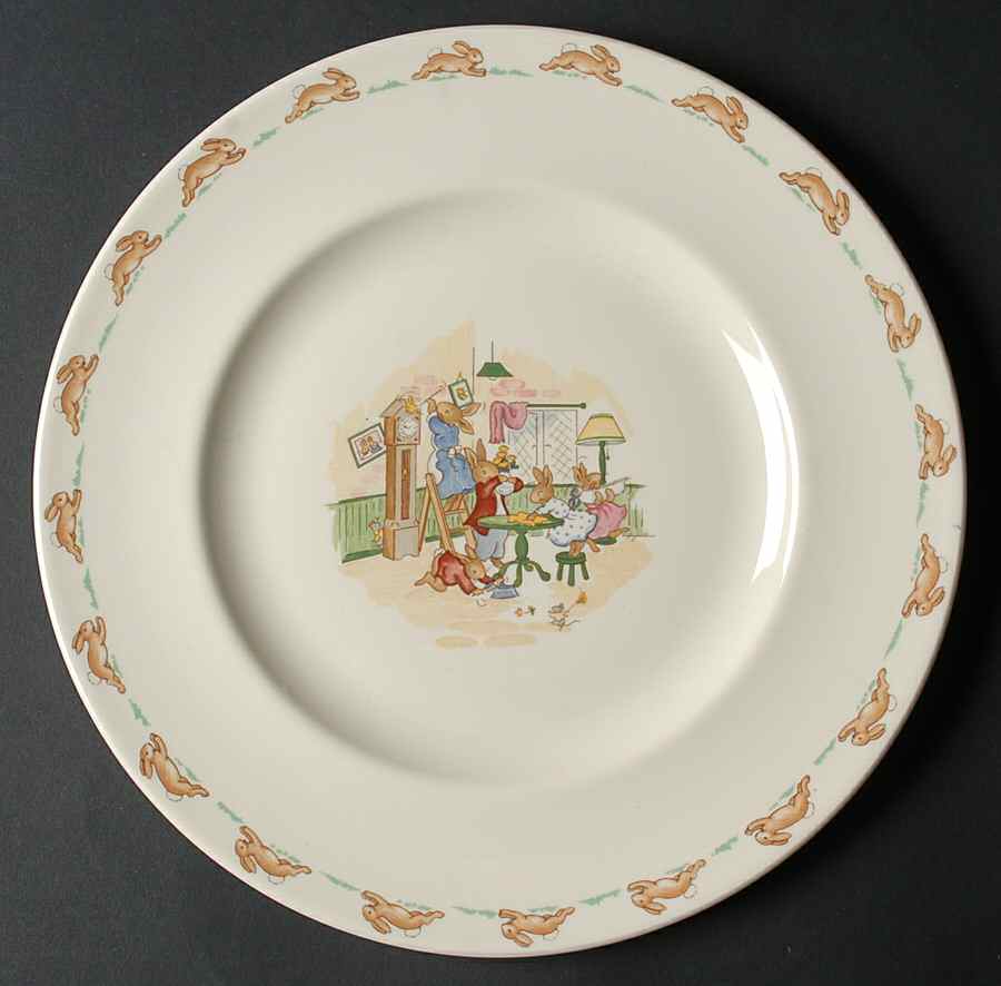 Bunnykins (Albion Shape) Dinner Plate by Royal Doulton-1