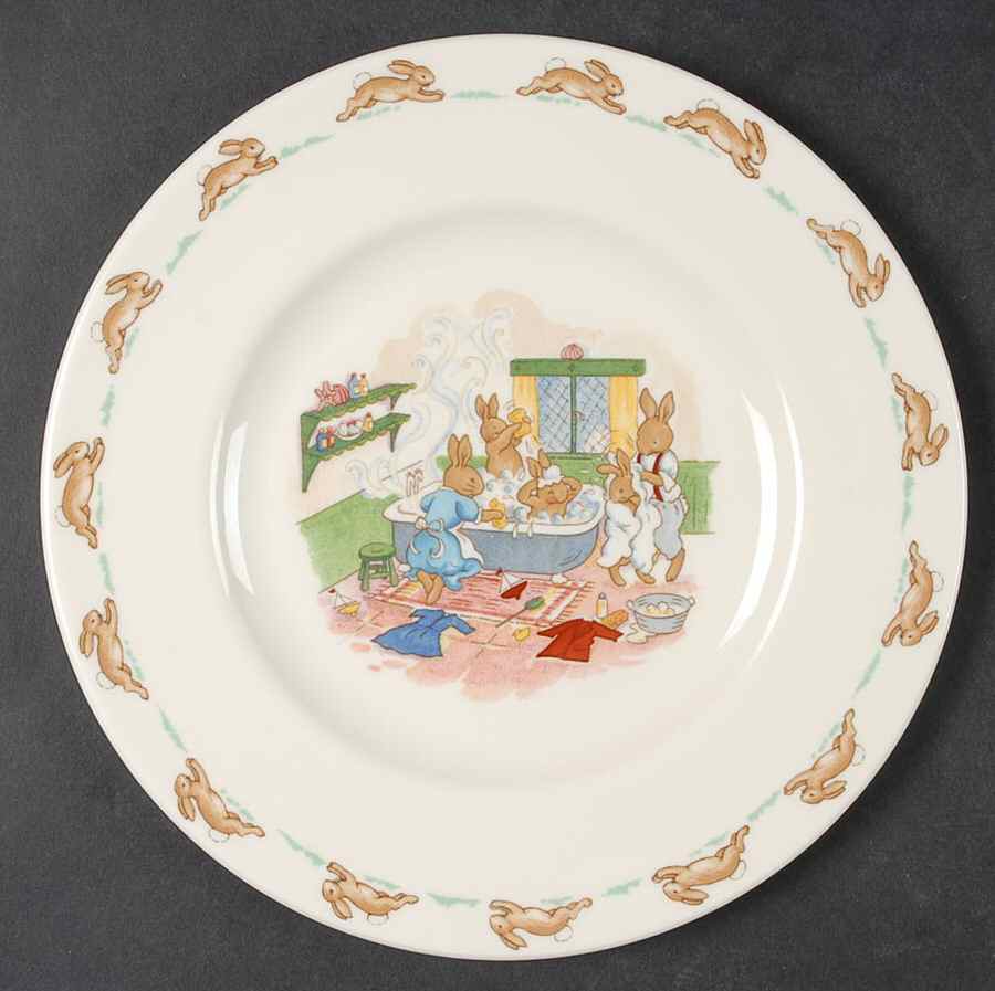 Bunnykins (Albion Shape) Salad Plate by Royal Doulton-1