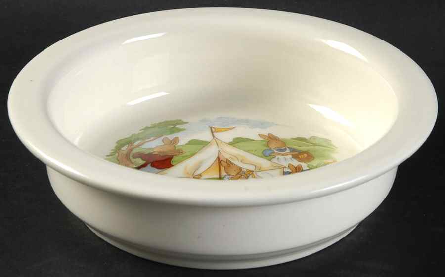 Bunnykins (Albion Shape) 6" Round Baby Plate by Royal Doulton-1