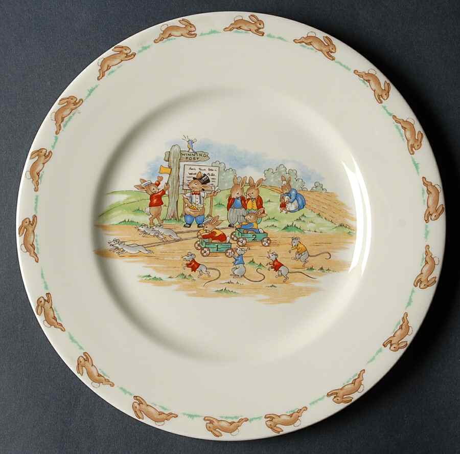 Bunnykins (Albion Shape) Luncheon Plate by Royal Doulton-1