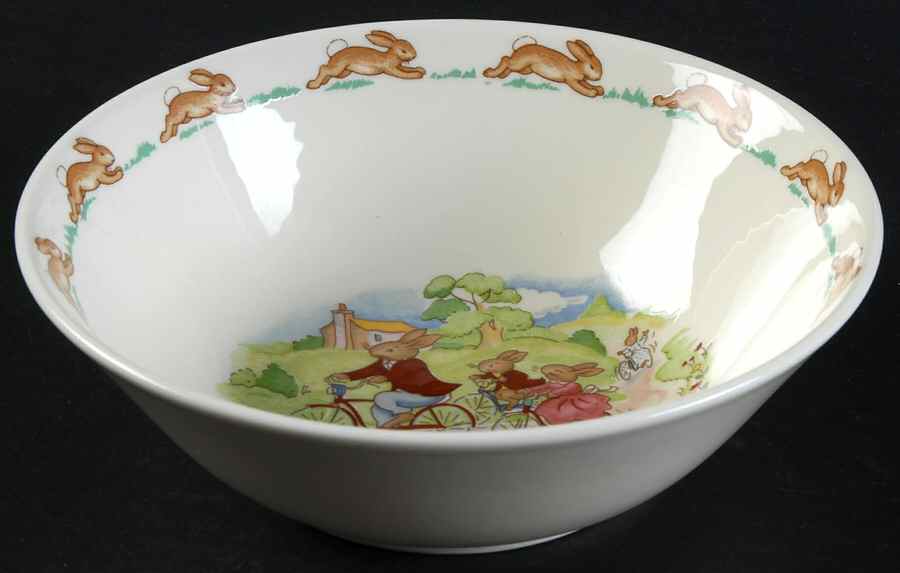 Bunnykins (Albion Shape) Coupe Cereal Bowl by Royal Doulton-1