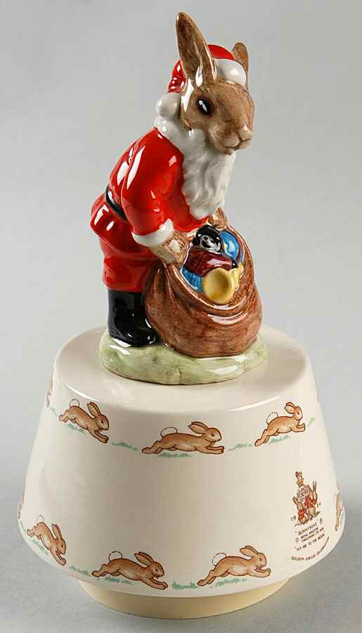 Bunnykins (Albion Shape) Figural Music Box by Royal Doulton-1