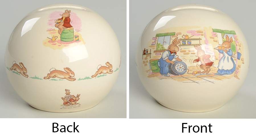 Bunnykins (Albion Shape) Bank by Royal Doulton-1