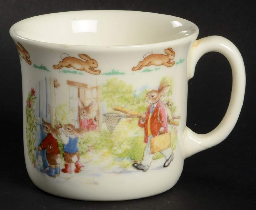 Bunnykins (Albion Shape) 1 Handle Hug a Mug Mug by Royal Doulton-1