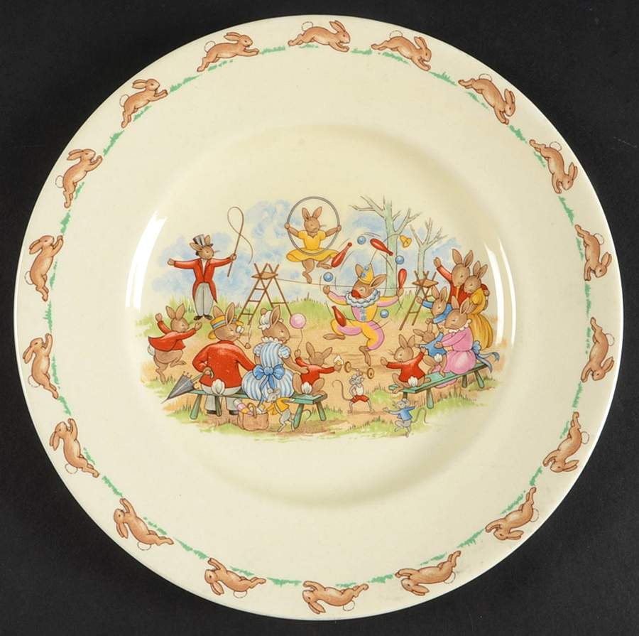 Bunnykins (Albion Shape) Salad Plate by Royal Doulton-1