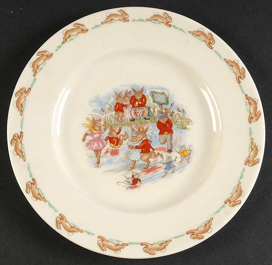 Bunnykins (Albion Shape) Salad Plate by Royal Doulton-1