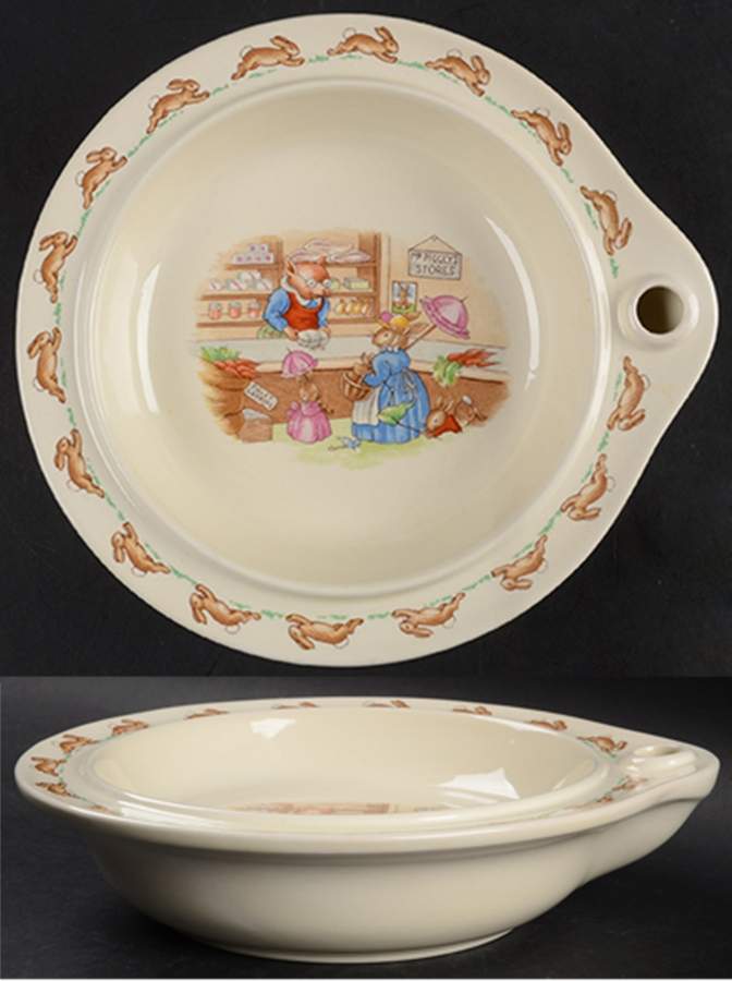 Bunnykins (Albion Shape) Plate-Hot Water/No Cover by Royal Doulton-1