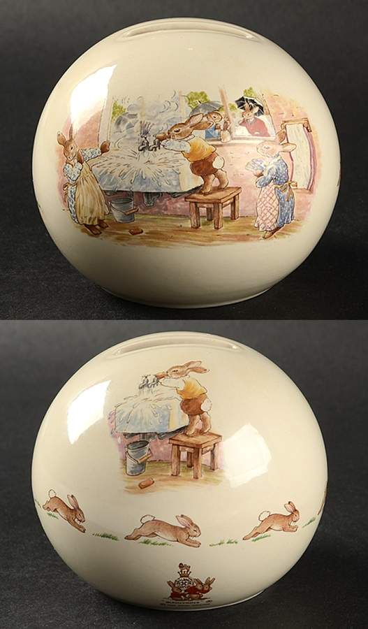 Bunnykins (Albion Shape) Bank by Royal Doulton-1