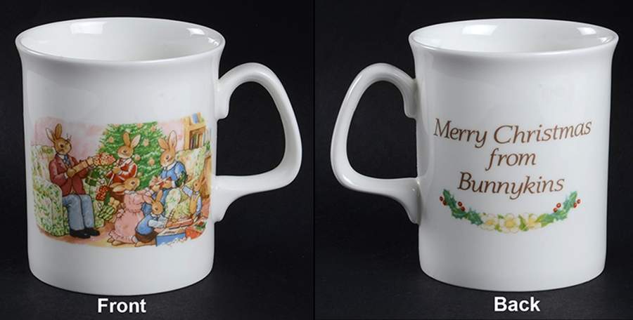 Bunnykins (Albion Shape) 1 Handle Hug a Mug Mug by Royal Doulton-1