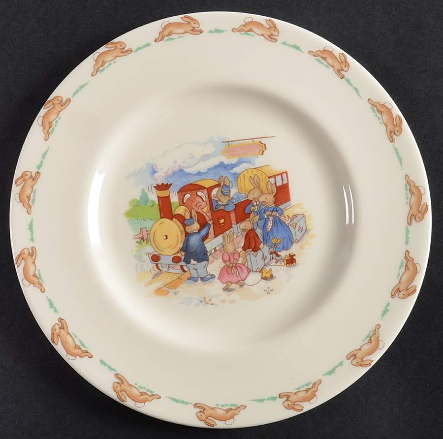 Bunnykins (Albion Shape) Salad Plate by Royal Doulton-1
