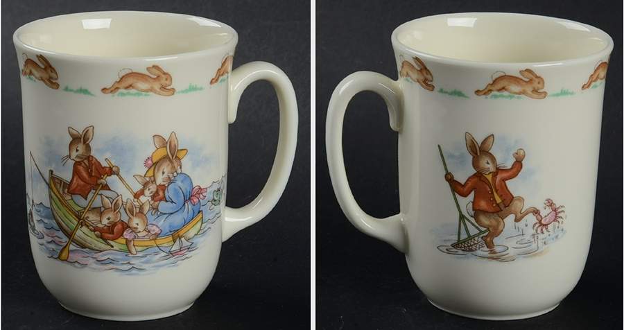 Bunnykins (Albion Shape) 1 Handle Don Beaker by Royal Doulton-1