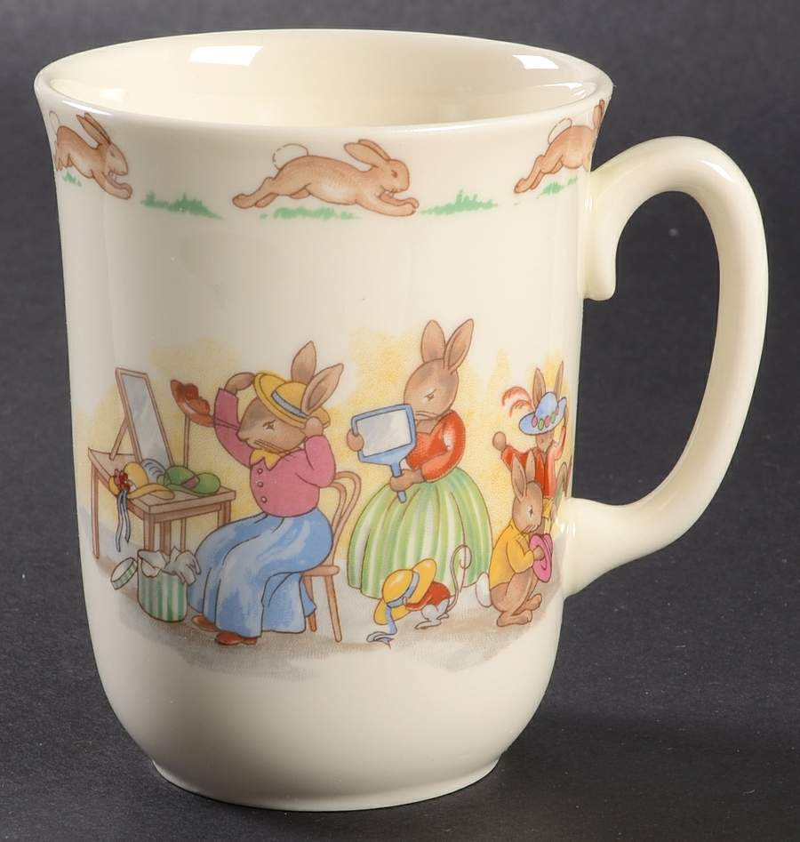 Bunnykins (Albion Shape) 1 Handle Don Beaker by Royal Doulton-1