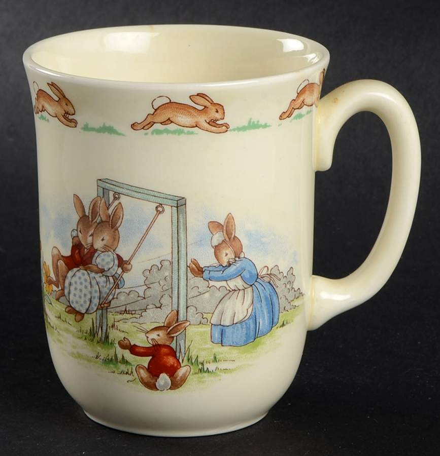 Bunnykins (Albion Shape) 1 Handle Don Beaker by Royal Doulton-1