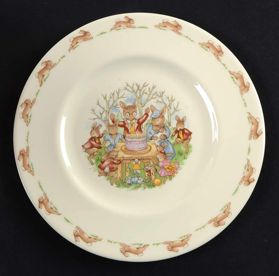 Bunnykins (Albion Shape) Salad Plate by Royal Doulton-1