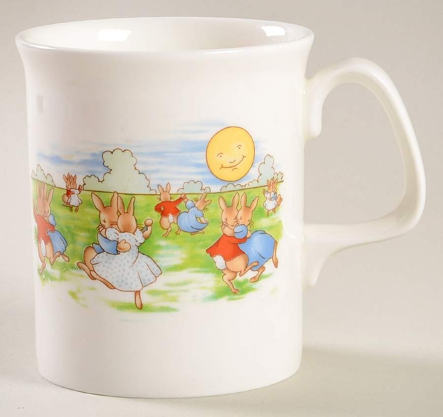 Bunnykins (Albion Shape) Beaker (English Mug) by Royal Doulton-1